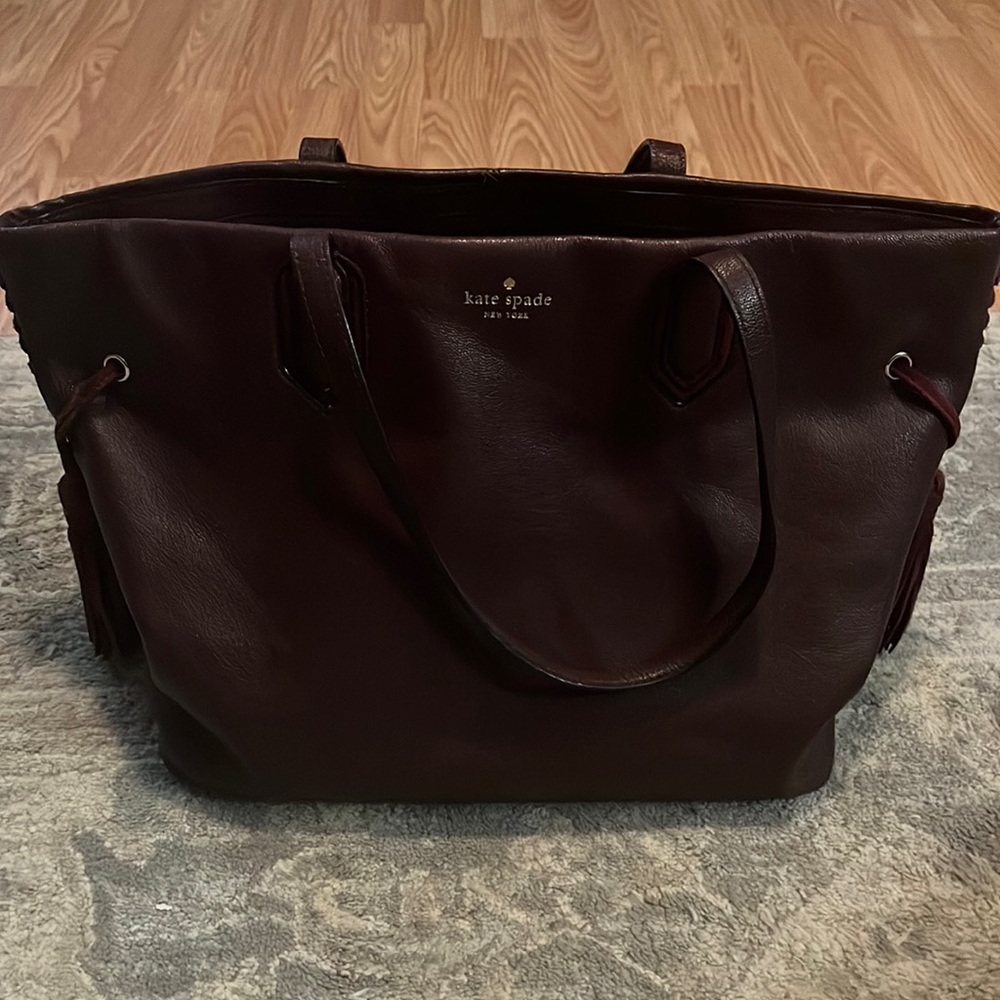 Maroon Kate spade bag